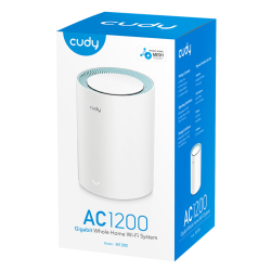 CUDY M1300(1-Pack) | Mesh, WiFi 5, 2,4GHz/5GHz, Gigabit | PartsPC.pl