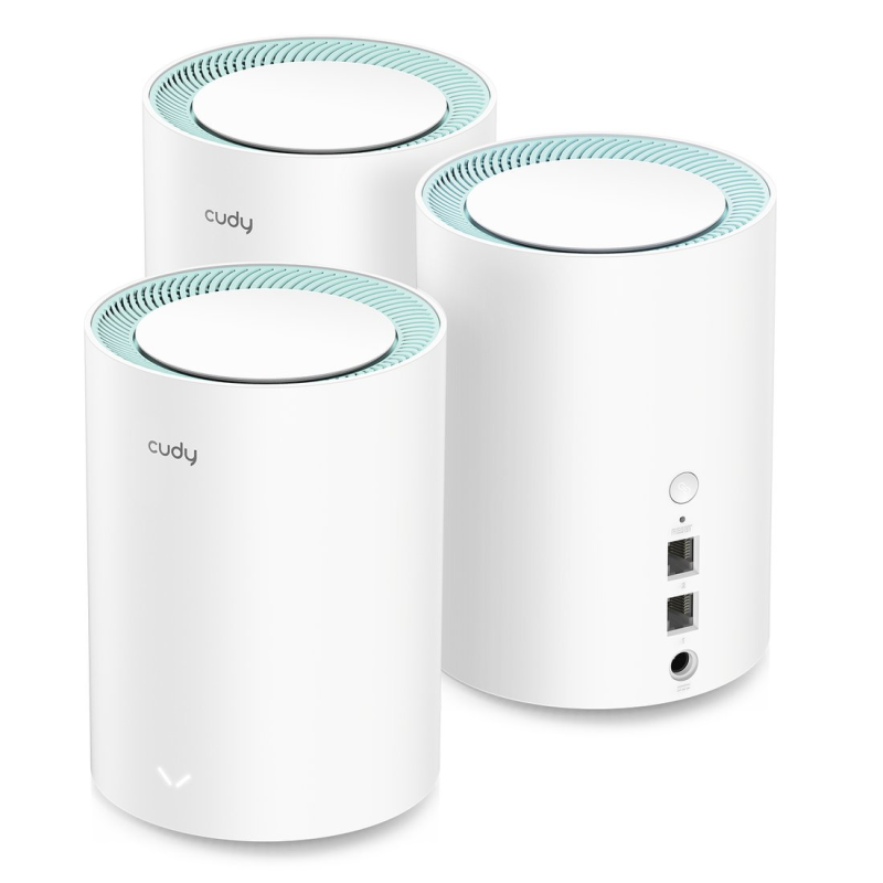 CUDY M1300(3-Pack) | Mesh, WiFi 5, 2,4GHz/5GHz, Gigabit | PartsPC.pl