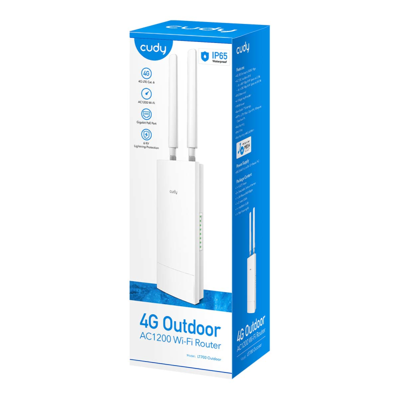 CUDY LT700 Outdoor_EU | router na karte SIM, Wi-Fi 5, 4G... | PartsPC.pl