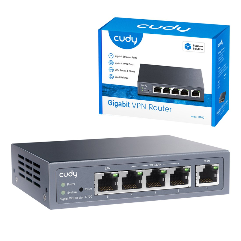 CUDY R700 | VPN router, Gigabit, Multi-WAN | PartsPC.pl