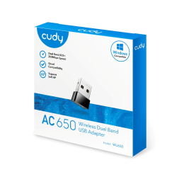 CUDY WU650 | karta sieciowa, adapter Wi-Fi, 2,4GHz/5GHz... | PartsPC.pl