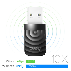 CUDY WU1300S | karta sieciowa, adapter Wi-Fi... | PartsPC.pl