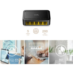 CUDY FS105D | przełącznik sieciowy, 5-portowy | PartsPC.pl