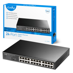 CUDY GS1024 | przełącznik sieciowy, 24-portowy, Gigabit... | PartsPC.pl