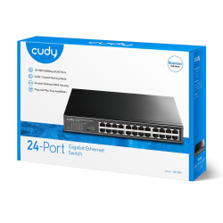 CUDY GS1024 | przełącznik sieciowy, 24-portowy, Gigabit... | PartsPC.pl