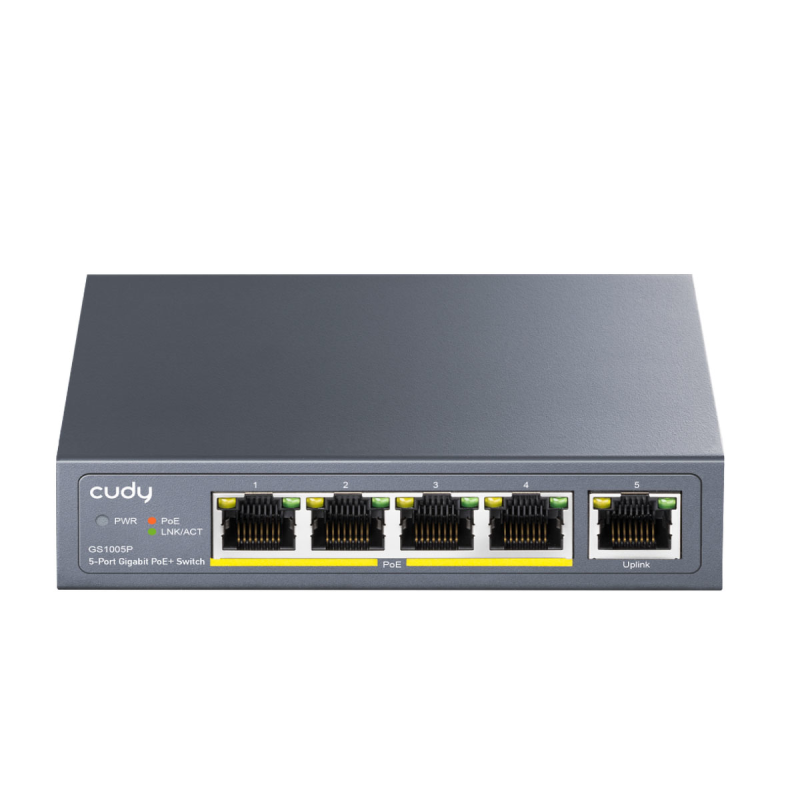CUDY GS1005P | przełącznik sieciowy, 5-portowy, Gigabit... | PartsPC.pl