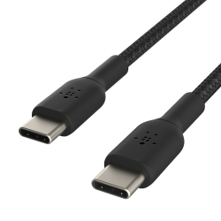 Belkin Kabel USB C na USB C 60W oplot, czarny 2m | PartsPC.pl