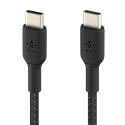 Belkin Kabel USB C na USB C 60W oplot, czarny 2m | PartsPC.pl