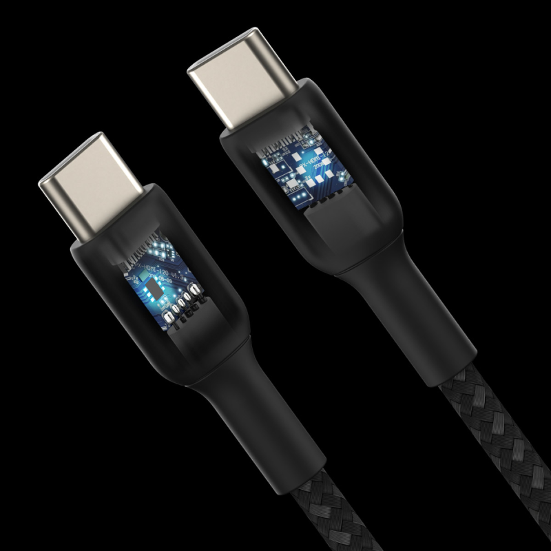 Belkin Kabel USB C na USB C 60W oplot, czarny 2m | PartsPC.pl