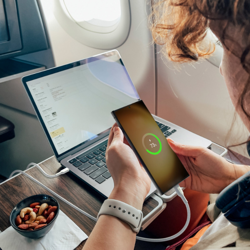 Belkin Kabel USB C na USB C 60W oplot, biały 2m | PartsPC.pl