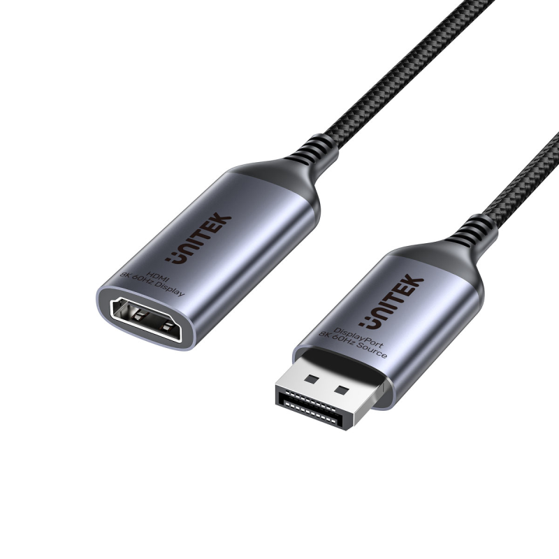 Unitek Przejściówka z DisplayPort 1.4 na HDMI 2.1, 8K60Hz | PartsPC.pl