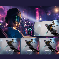 Unitek Przejściówka z DisplayPort 1.4 na HDMI 2.1, 8K60Hz | PartsPC.pl