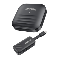 Unitek Bezprzewodowy nadajnik HDMI zasięg do 50m, czarny