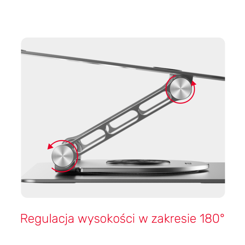 Unitek Podstawka pod laptopa regulowana 360°, 10''- 16''