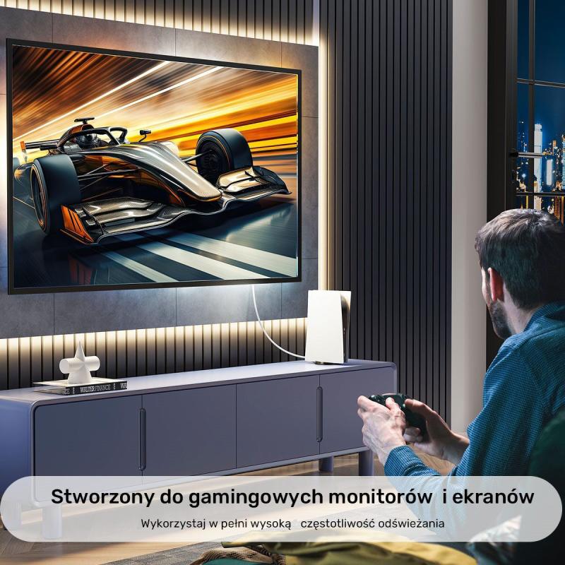 Unitek Kabel HDMI 2.0 4K biały 0,3m | PartsPC.pl