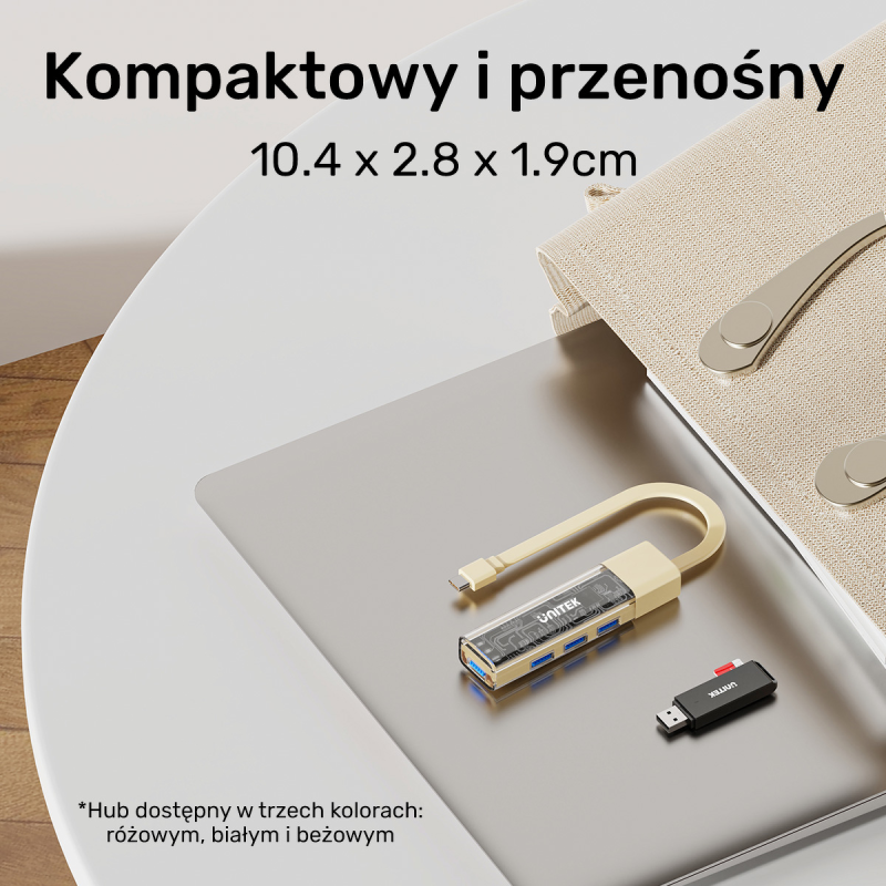 Unitek hub dwukierunkowy USB C/USB A 5Gbps, 4x USB A... | PartsPC.pl