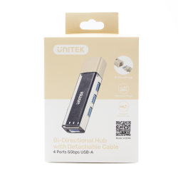 Unitek hub dwukierunkowy USB C/USB A 5Gbps, 4x USB A... | PartsPC.pl
