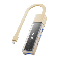 Unitek hub dwukierunkowy USB C/USB A 5Gbps, 4x USB A... | PartsPC.pl