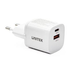 Unitek Ładowarka sieciowa 1x USB-A 1x USB-C QC PC 3.0... | PartsPC.pl