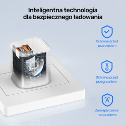 Unitek Ładowarka sieciowa 1x USB-A 1x USB-C QC PC 3.0... | PartsPC.pl