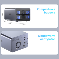 Unitek Obudowa RAID do dysku SATA 2.5''/3.5'' 4 tryby... | PartsPC.pl