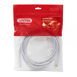 Unitek Kabel HDMI 2.0 4K biały 3m | PartsPC.pl