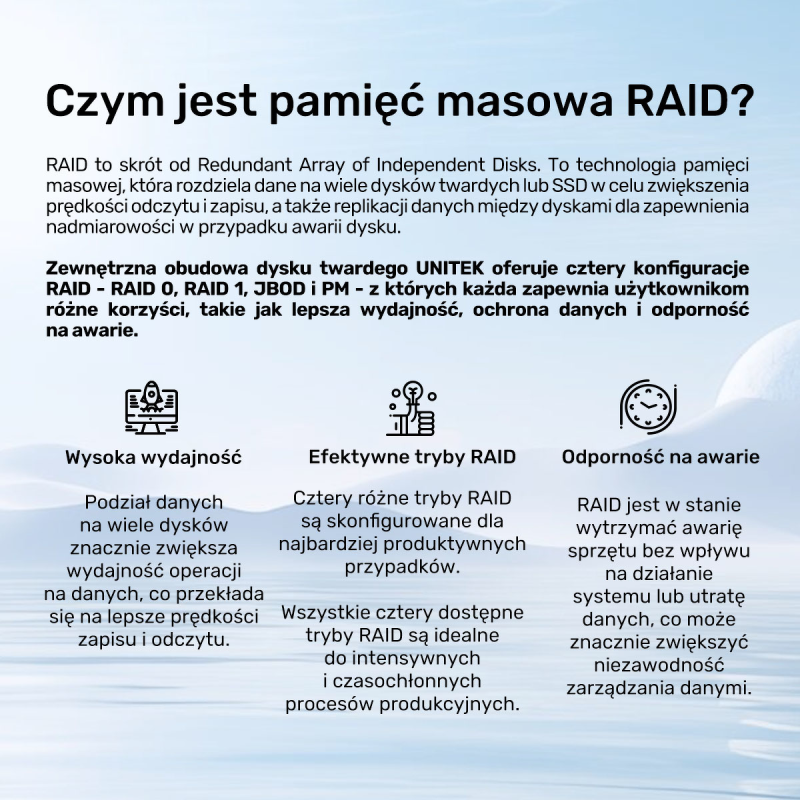 Unitek Obudowa RAID do dysku SATA 2.5''/3.5'' – 4 tryby... | PartsPC.pl