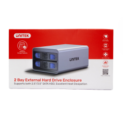 Unitek Obudowa RAID do dysku SATA 2.5''/3.5'' – 4 tryby... | PartsPC.pl