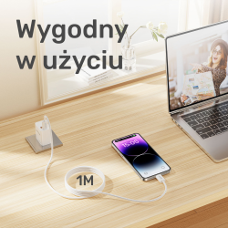 Unitek Kabel w oplocie zwijany magnetycznie USB C PD... | PartsPC.pl