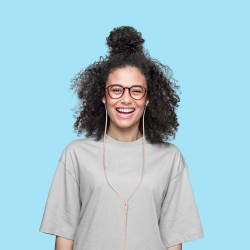 Belkin Przewodowe słuchawki douszne USB-C, różowe | PartsPC.pl