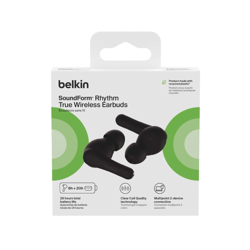 Belkin SoundForm Rhythm bezprzewodowe słuchawki douszne... | PartsPC.pl
