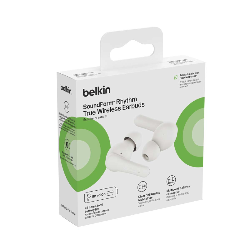 Belkin SoundForm Rhythm bezprzewodowe słuchawki douszne... | PartsPC.pl