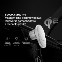Belkin Ładowarka samochodowa, magnetyczna, Qi2.0, 15W... | PartsPC.pl