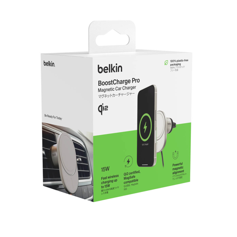 Belkin Ładowarka samochodowa, magnetyczna, Qi2.0, 15W... | PartsPC.pl