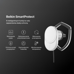 Belkin Ładowarka samochodowa, magnetyczna, Qi2.0, 15W... | PartsPC.pl