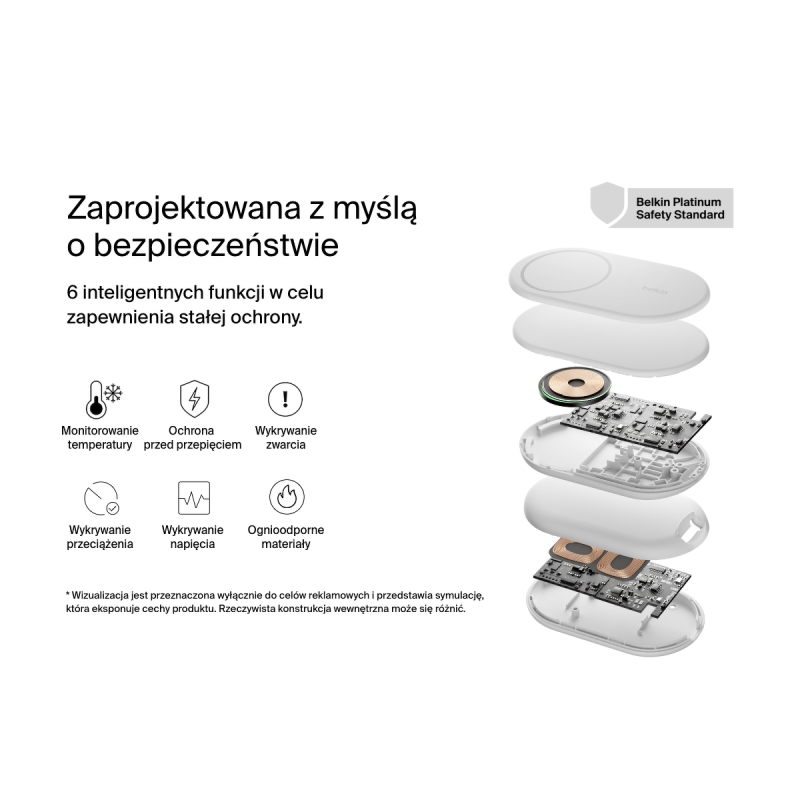Belkin ładowarka indukcyjna składana 2w1 MagSafe Qi2 15... | PartsPC.pl