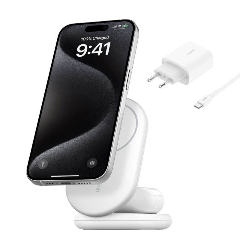 Belkin ładowarka indukcyjna składana 2w1 MagSafe Qi2 15... | PartsPC.pl