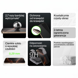 Belkin Szkło na iPhone 16 Pro / 17, UltraGlass 2, z... | PartsPC.pl
