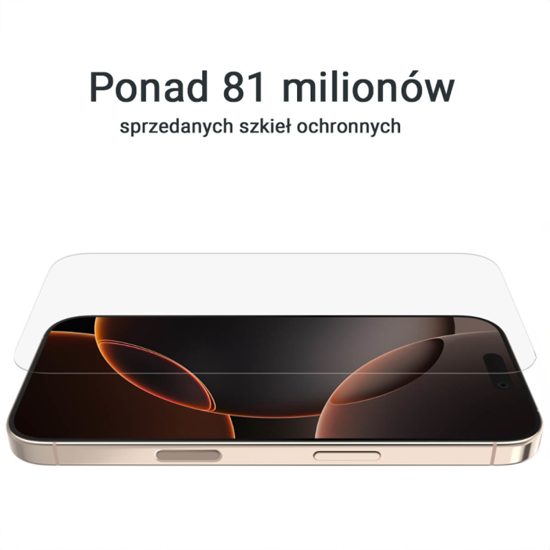 Belkin Szkło na iPhone 16 Pro / 17, UltraGlass 2, z... | PartsPC.pl