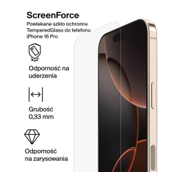 Belkin Szkło na iPhone 16 Pro / 17, Tempered Glass, z... | PartsPC.pl
