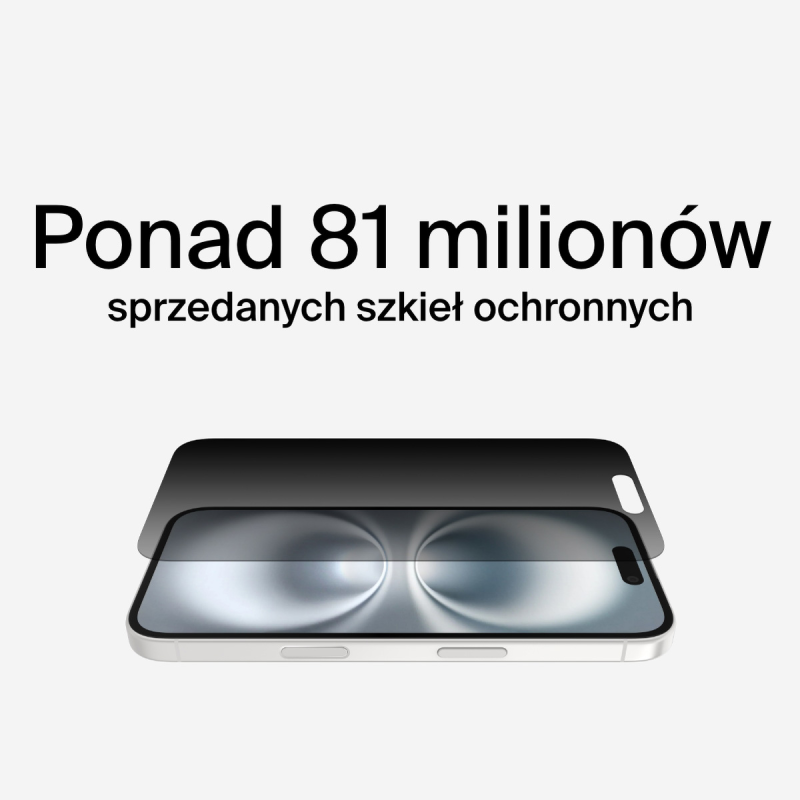 Belkin Szkło prywatyzujące na iPhone 16 / 15 / 14 Pro... | PartsPC.pl
