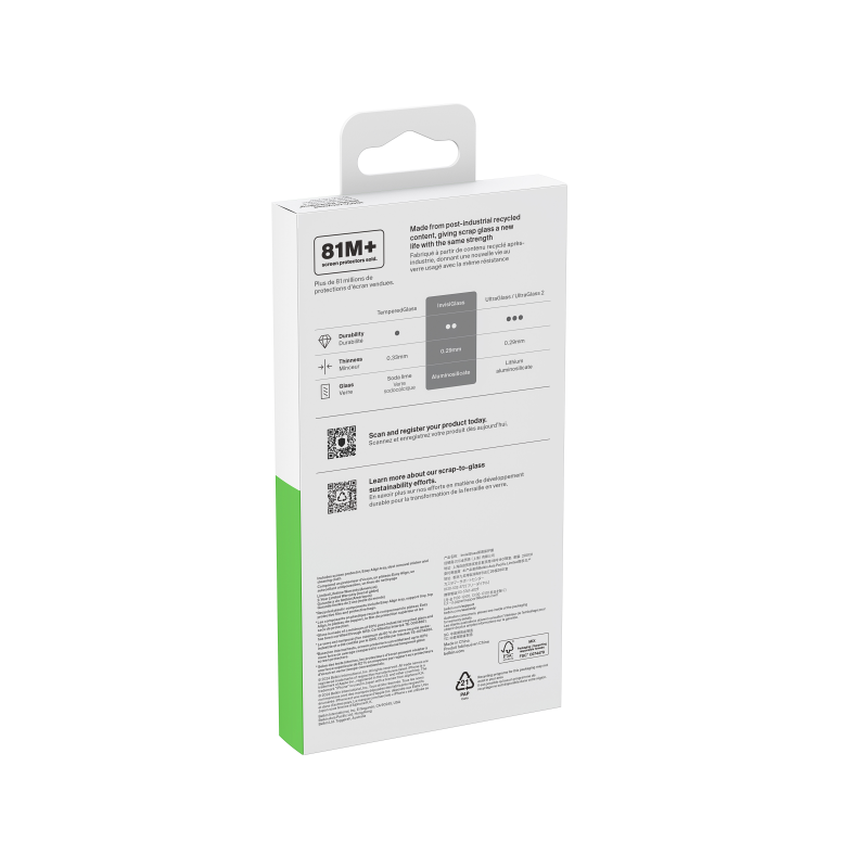 Belkin Szkło na iPhone 16 Pro / 17, InvisiGlass, z... | PartsPC.pl