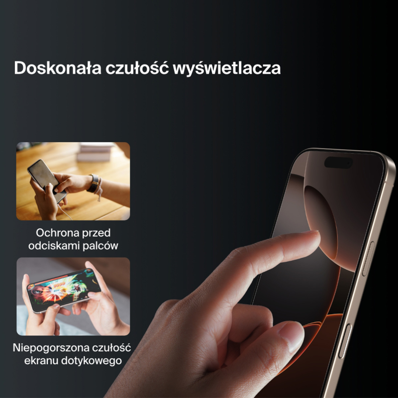 Belkin Szkło na iPhone 16 Pro / 17, InvisiGlass, z... | PartsPC.pl