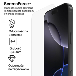 Belkin Szkło na iPhone 16 Pro Max, Tempered Glass, z... | PartsPC.pl