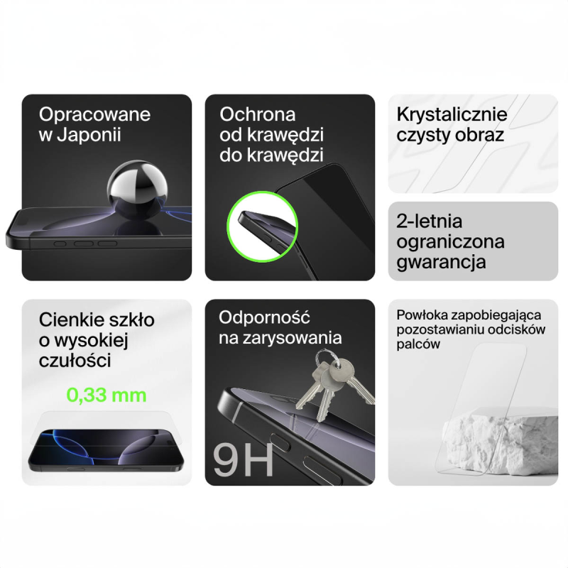 Belkin Szkło na iPhone 16 Pro Max, Tempered Glass, z... | PartsPC.pl