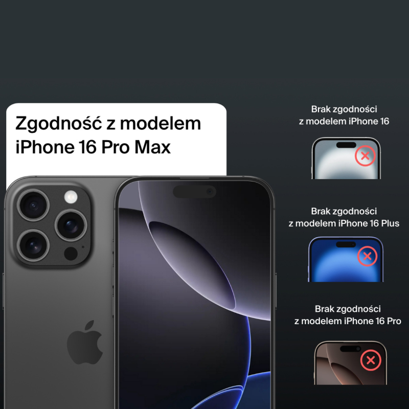 Belkin Szkło prywatyzujące na iPhone 16 Pro Max... | PartsPC.pl