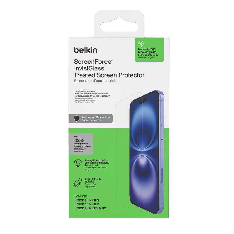Belkin Szkło na iPhone 16 Plus / 15 Plus / 14 Pro Max... | PartsPC.pl