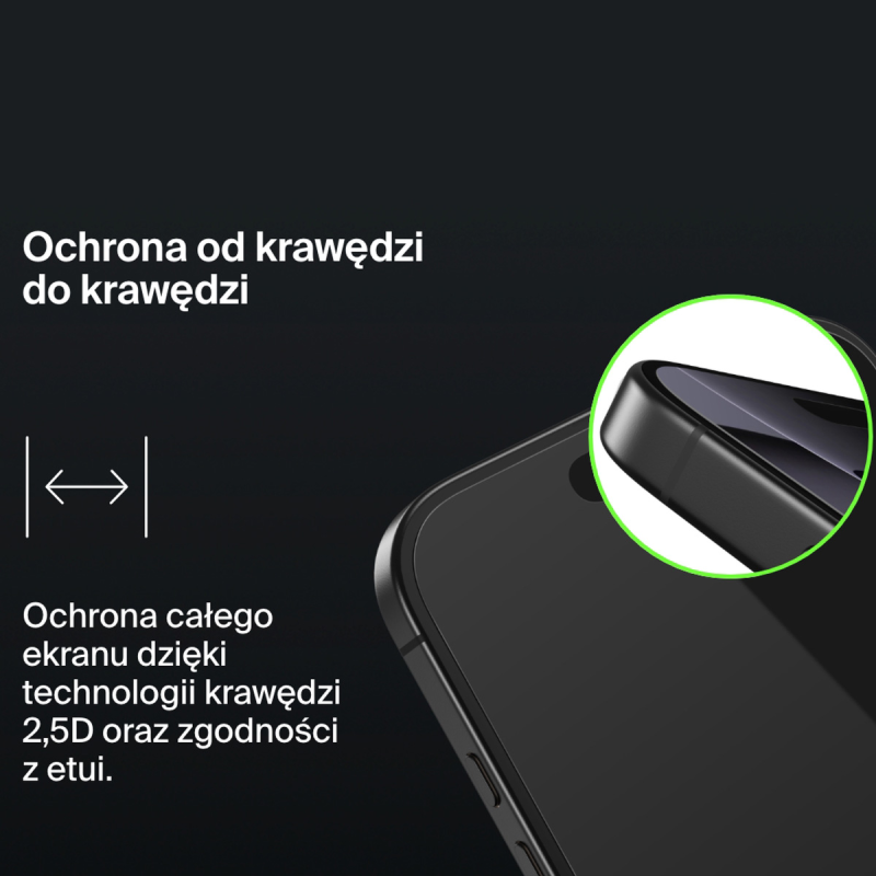 Belkin Szkło na iPhone 16 Pro Max, InvisiGlass, z... | PartsPC.pl
