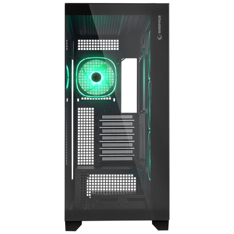 Rampage Hydra V1 Obudowa PC 4x wentylator USB C/USB A... | PartsPC.pl