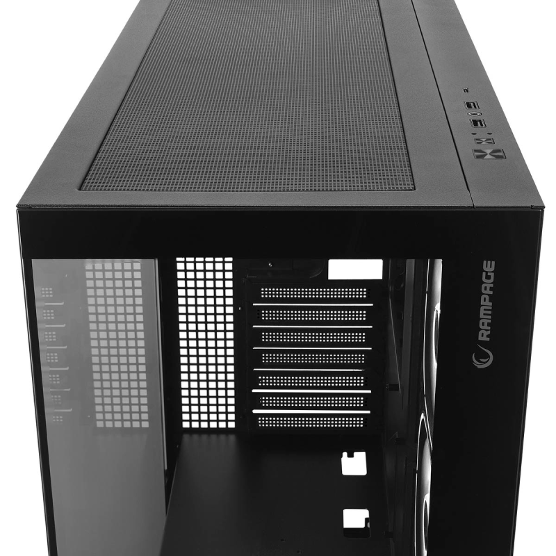 Rampage Hydra V1 Obudowa PC 4x wentylator USB C/USB A... | PartsPC.pl